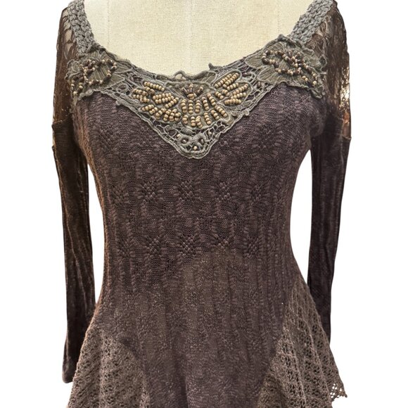 Pretty Angel Black Lace Midi Dress - Picture 2 of 4